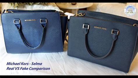 michael kors selma fake vs original|michael kors bag text.